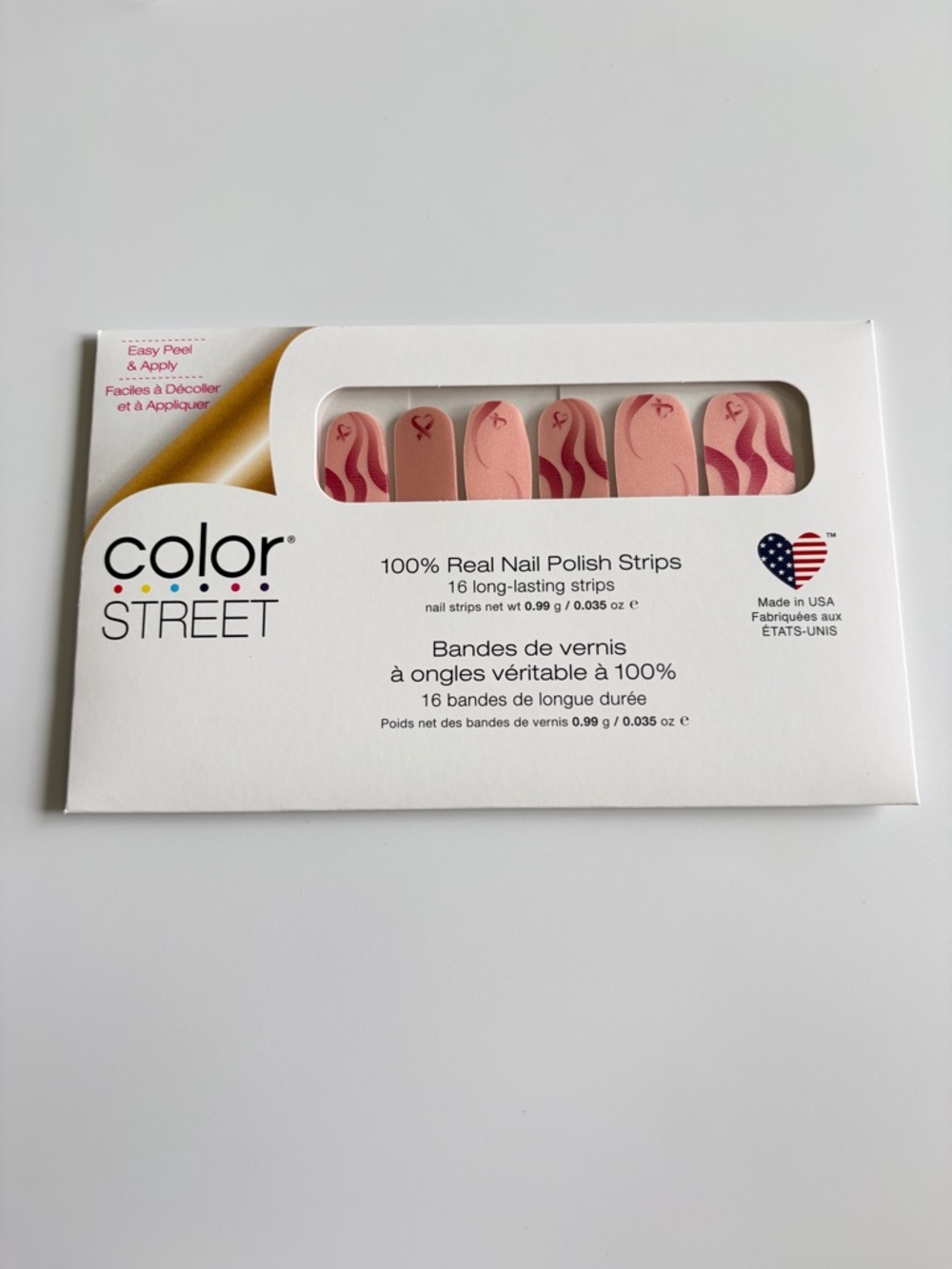 Color Street: Every Heartbeat | Pink Ribbons Heart Health Pastel Spring Summer - Picture 3 of 7